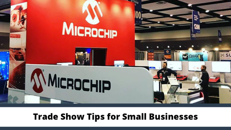 Microchip trade show booth