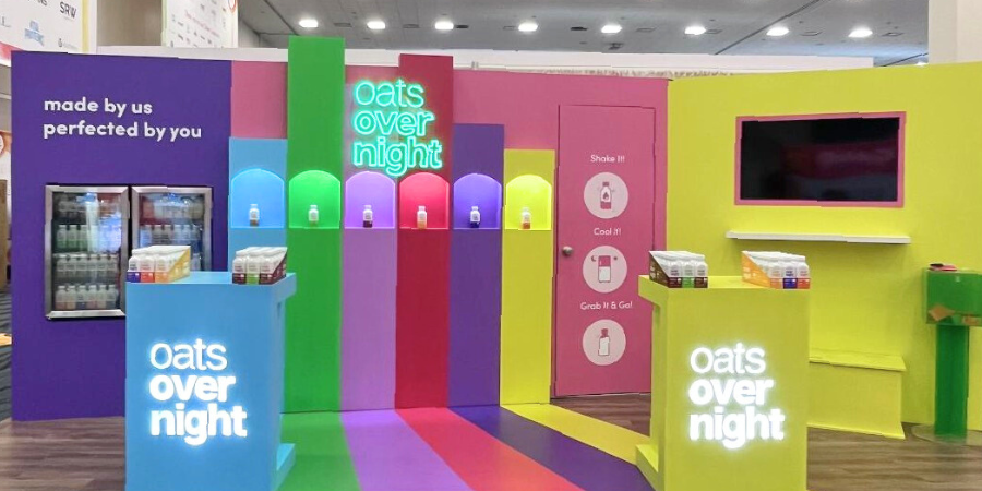 Oats Overnight Trade Show Booth Oats Overnight Trade Show Booth. Successful Trade Show Exhibit